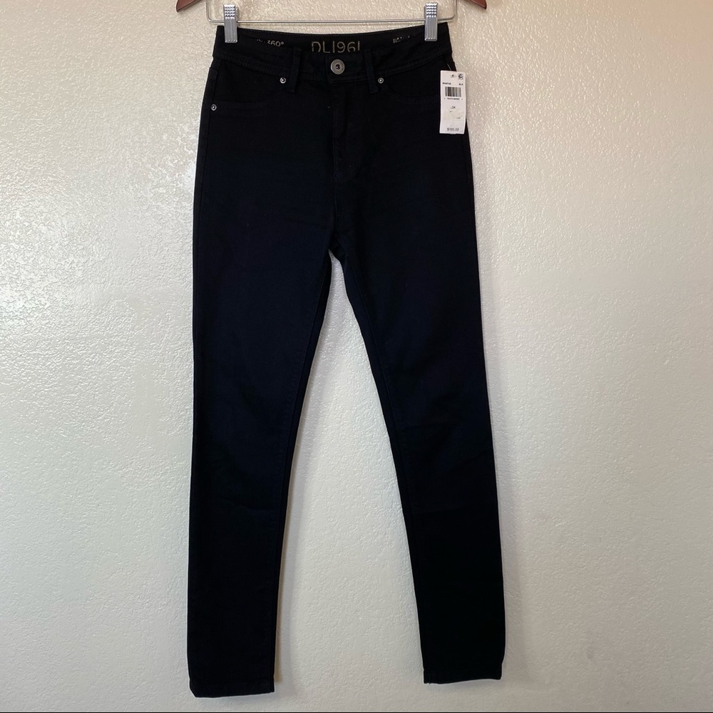 DL1961 4way Stretch Black Skinny Jeans 24